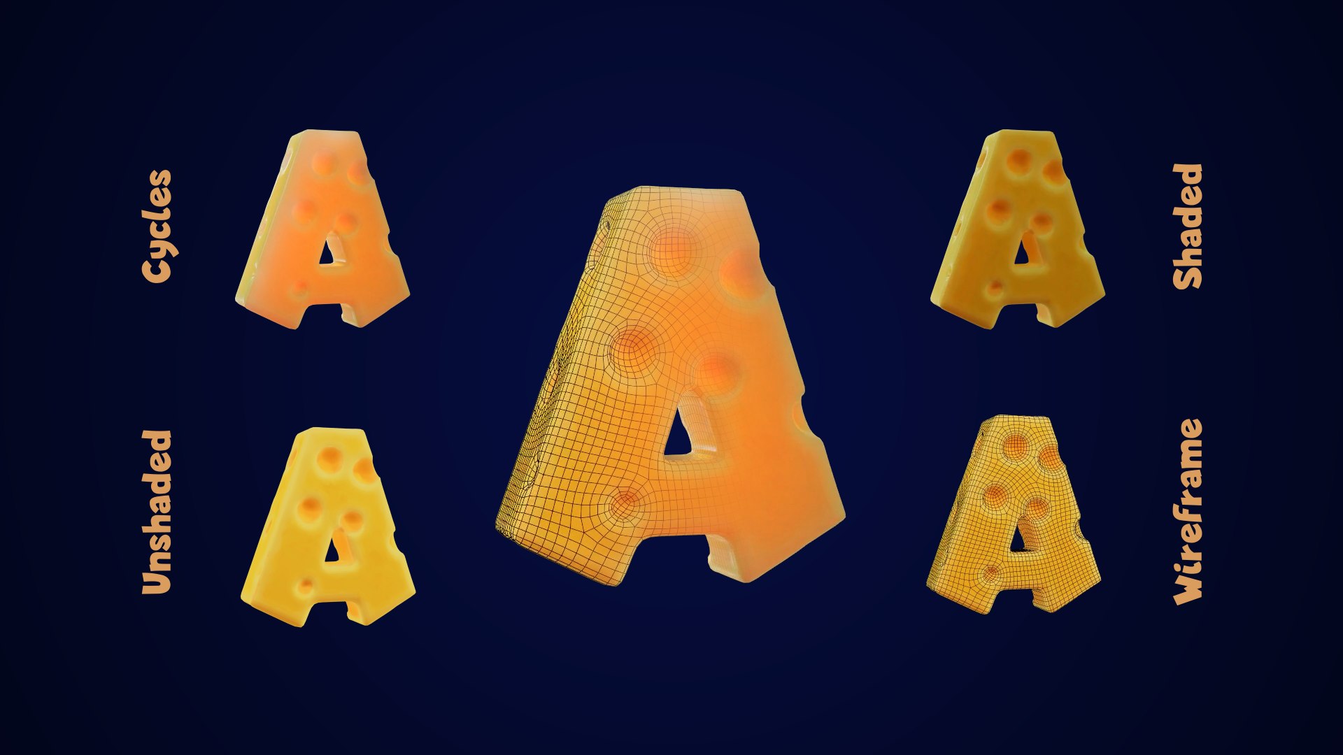 Cheese Alphabet Uppercase 3D https://p.turbosquid.com/ts-thumb/c1/OMFqE5/uA/cheesealphabetuppercase00382/png/1689594115/1920x1080/fit_q87/b4e4083b93a7bdf13d9361a5f1c38eb921ea886a/cheesealphabetuppercase00382.jpg