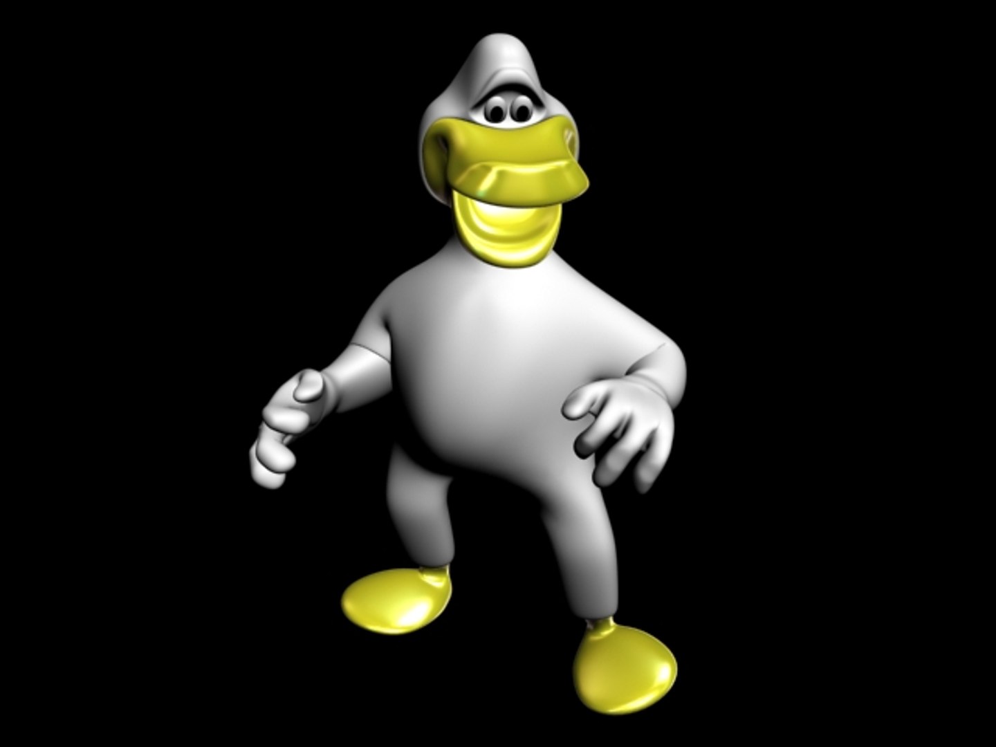crazy duckly 3d model