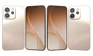 Oppo Reno15 Pro China Gold 3D model