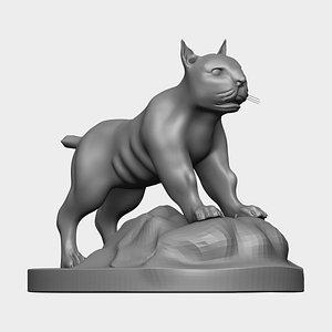 3D Realistic Lynx
