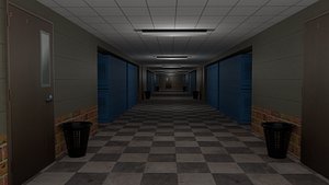 School Corridor