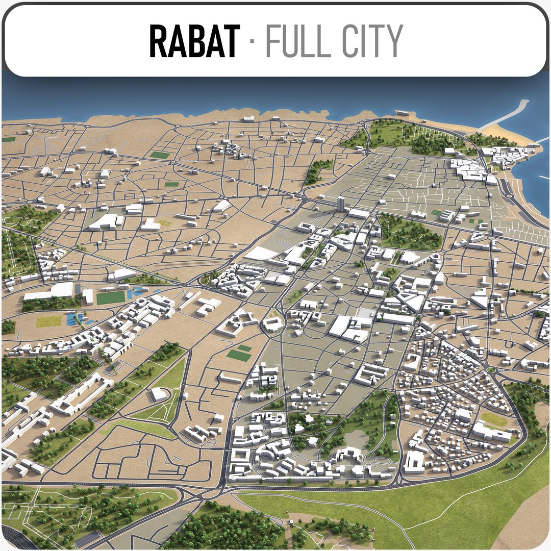 3D rabat surrounding - model - TurboSquid 1506289