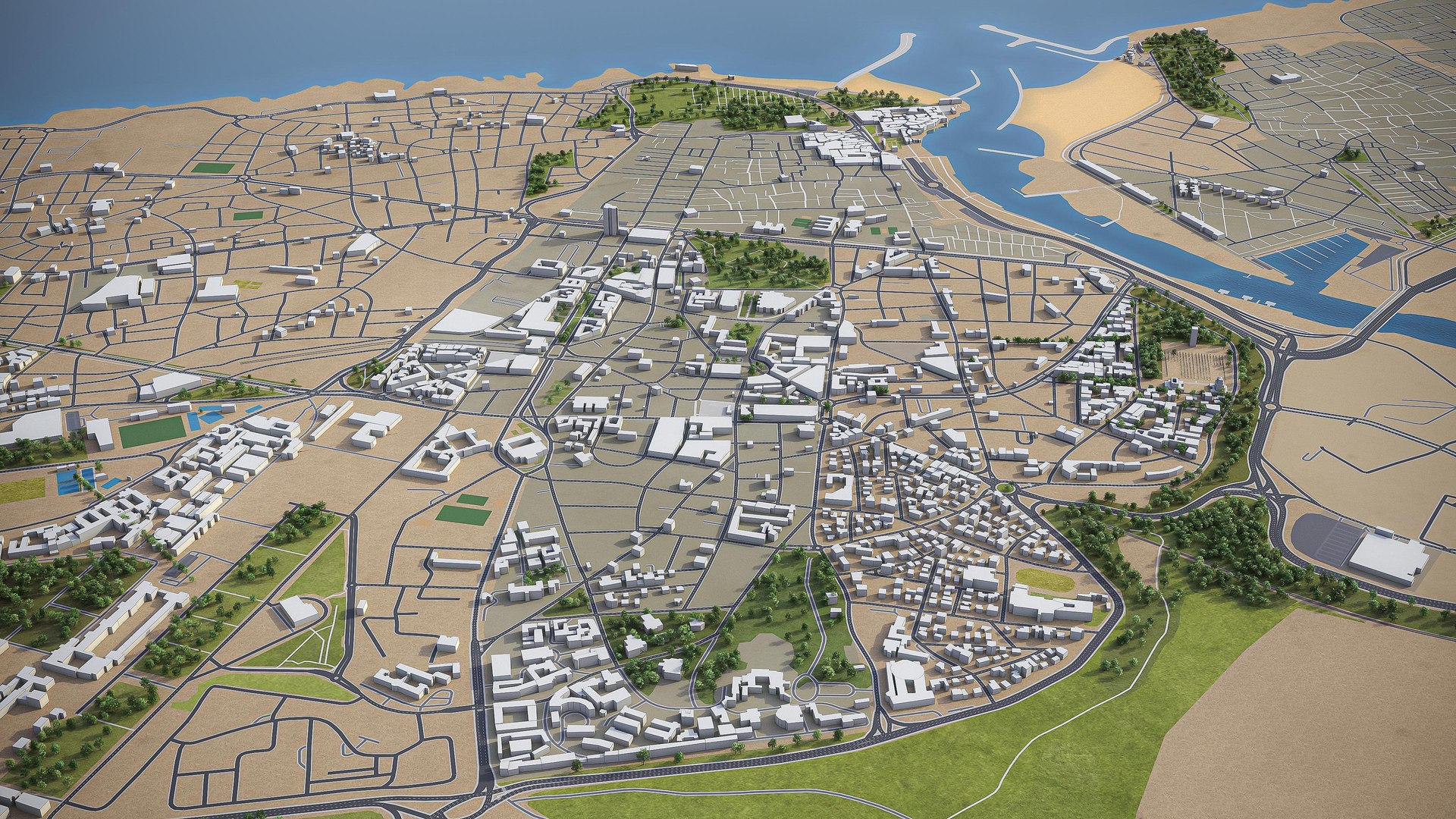 3D Rabat Surrounding - Model - TurboSquid 1506289