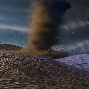 Tornado 3D model