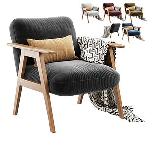 John Lewis Hendricks Accent Chair 3D model