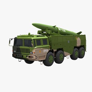 chinese df-15b missile rocket 3D model