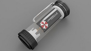 Virus and Antivirus Evil Virus 3D model