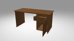 3D desk 02 model
