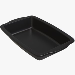 Black Meal Tray 3D model