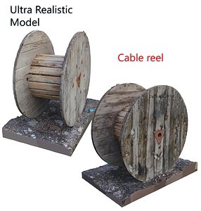 cable reel scan 3D model