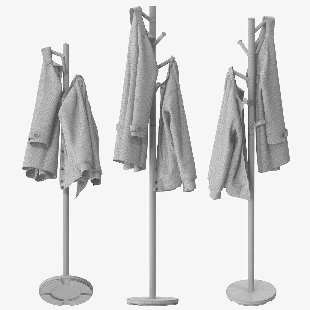 Arbor Coat Rack 3D Model - TurboSquid 2182901