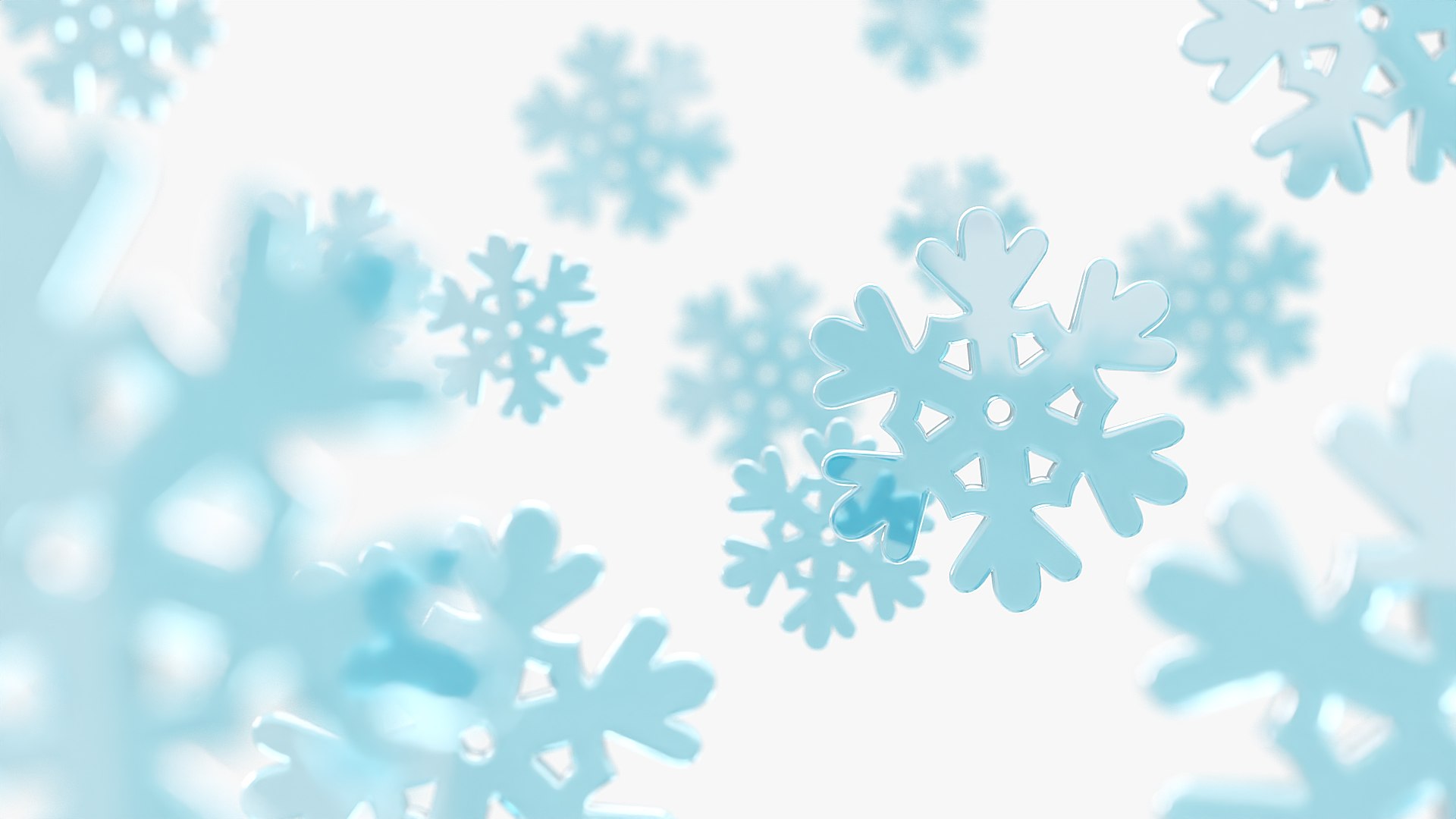 3D Cartoon Snowflake C - TurboSquid 2152988
