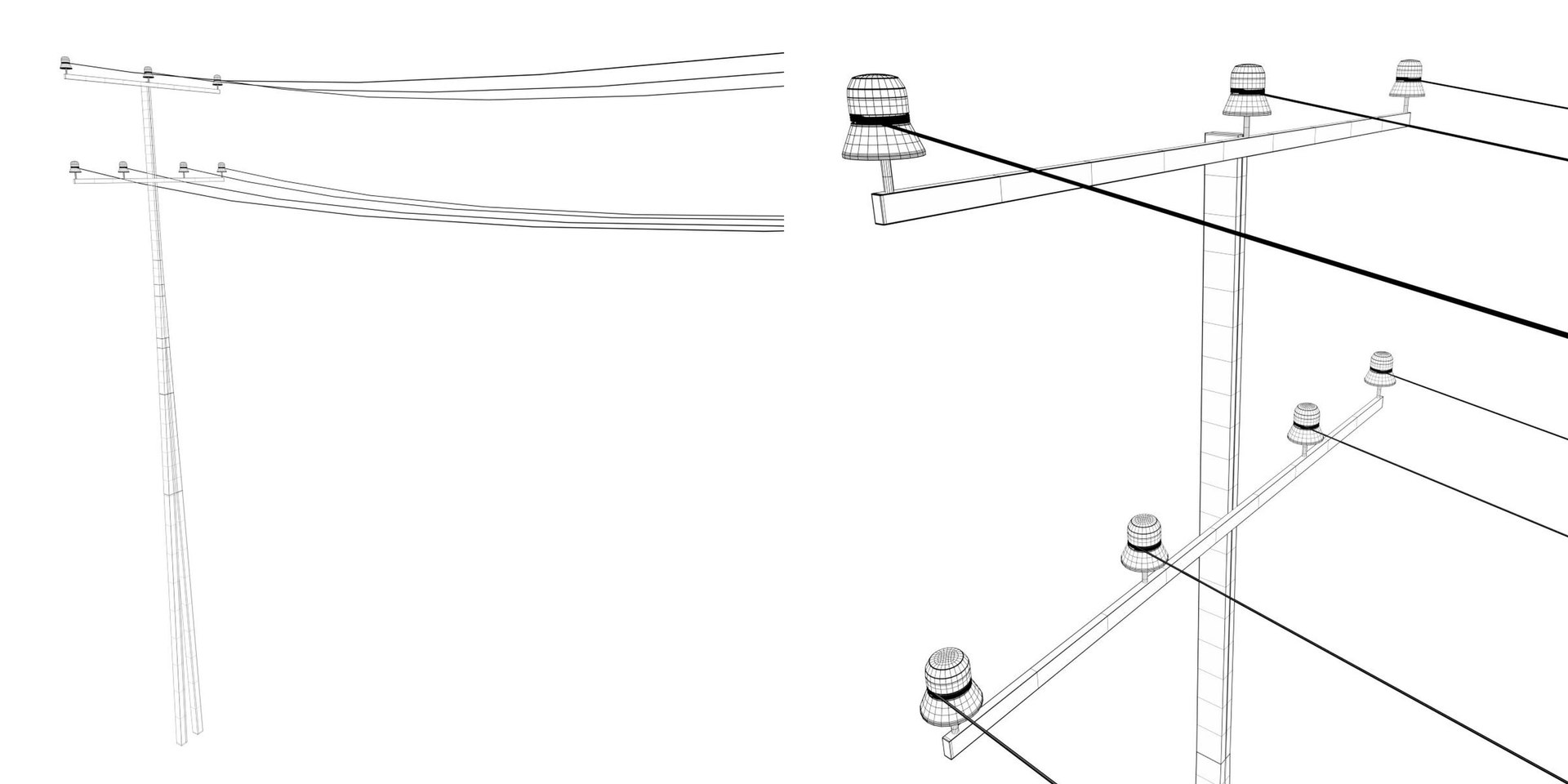 Steel Utility Pole 3D Model - TurboSquid 1378112