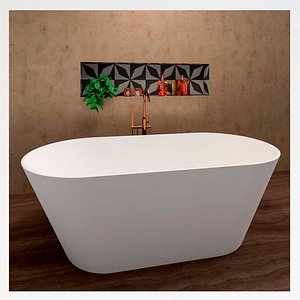 modern bathtub