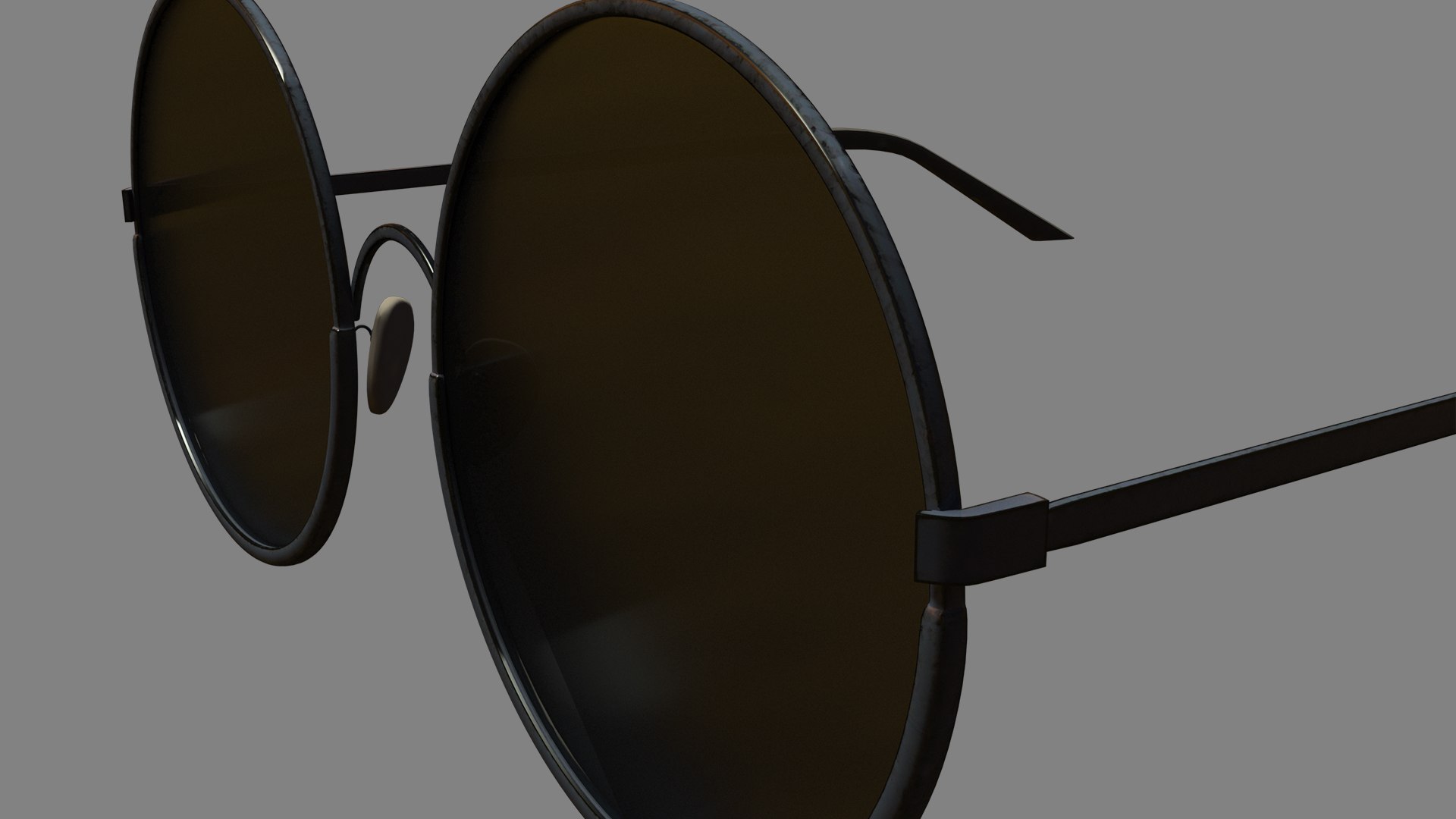 3D Glasses Round And Heart Shaped - TurboSquid 1790270