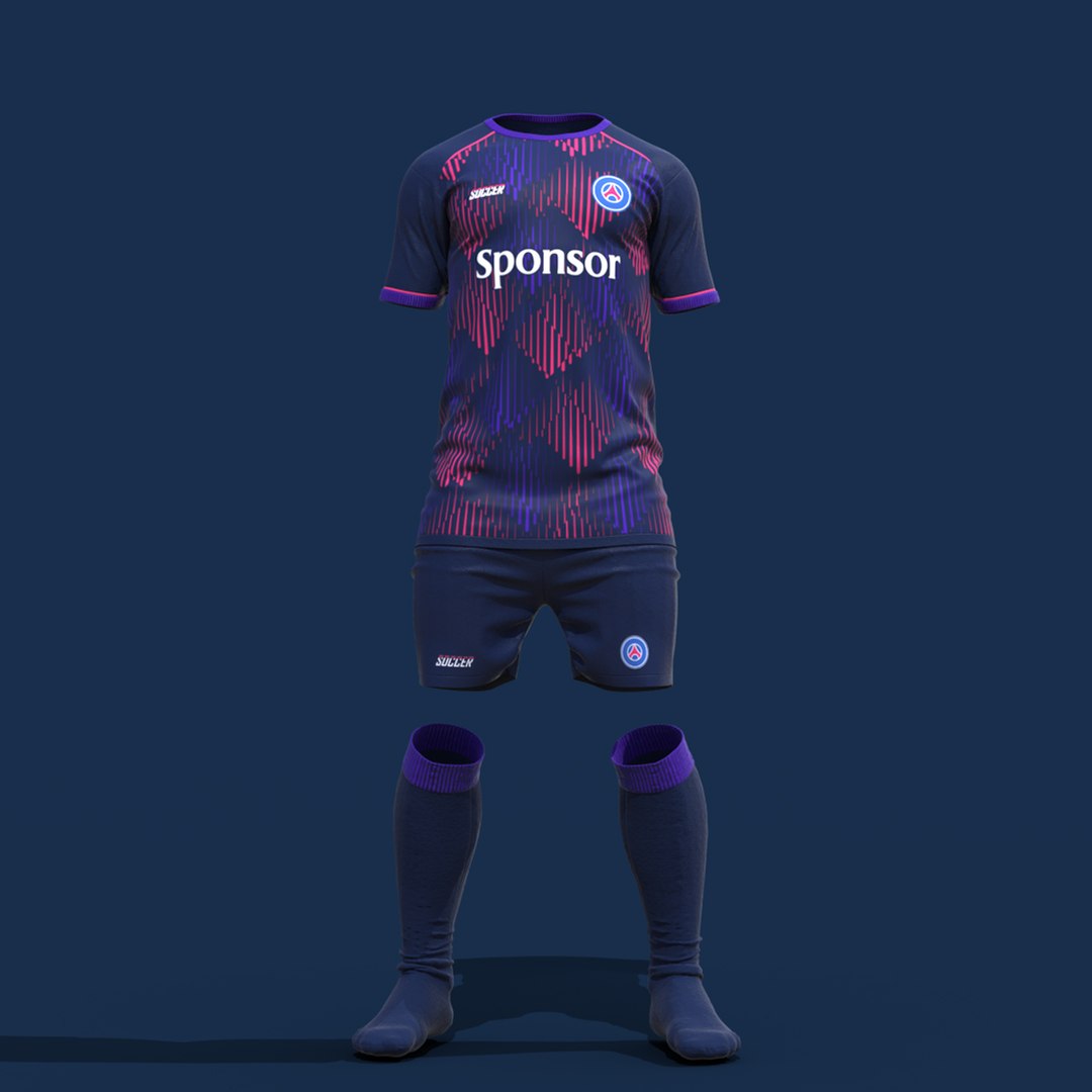 3D Soccer jersey model - TurboSquid 1975060