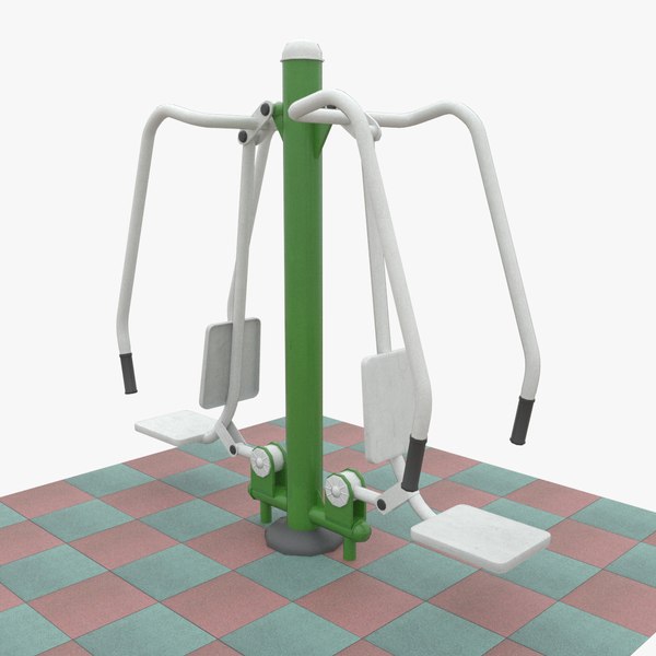 Outdoor Gym Equipment One 3D model