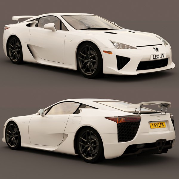 レクサス LFA 20103Dモデル - TurboSquid 2107726