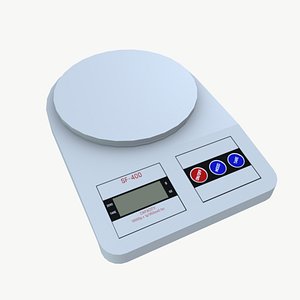 3D Digital weight machine model