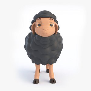 3D Cartoon Sheep model