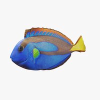 Regal Blue Tang - Static PBR