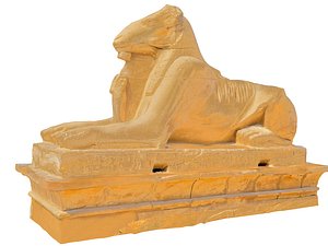 egypt ancient sculpture 3D model