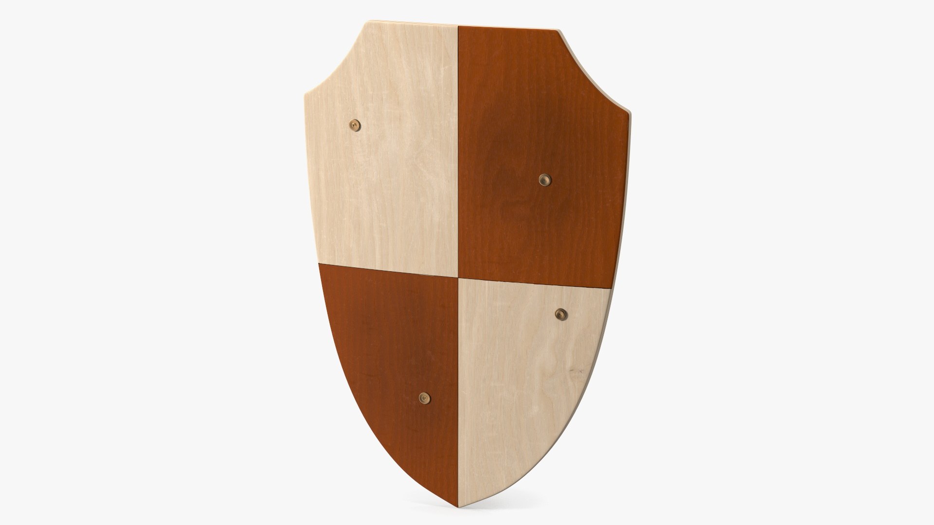 Toy Wooden Shield 3D model preview