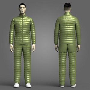 3D Mens Puffer Outfit