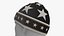 Mens DG King Star Intarsia Beanie Hat on Mannequin