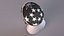 Mens DG King Star Intarsia Beanie Hat on Mannequin