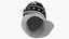 Mens DG King Star Intarsia Beanie Hat on Mannequin