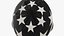 Mens DG King Star Intarsia Beanie Hat on Mannequin