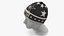 Mens DG King Star Intarsia Beanie Hat on Mannequin