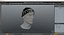 Mens DG King Star Intarsia Beanie Hat on Mannequin