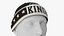Mens DG King Star Intarsia Beanie Hat on Mannequin