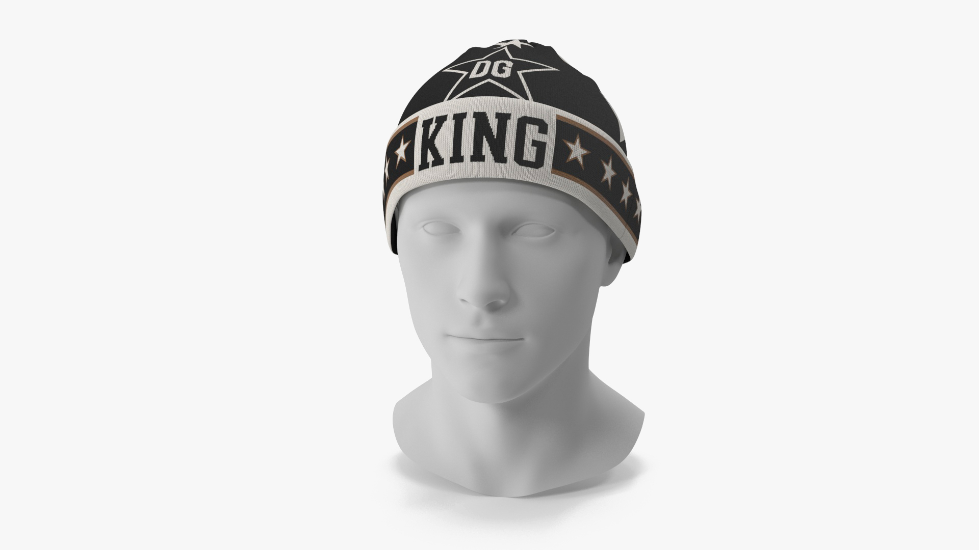 Mens DG King Star Intarsia Beanie Hat on Mannequin 3D model https://p.turbosquid.com/ts-thumb/c2/RX7o5d/db/mens_dg_king_star_intarsia_beanie_hat_on_mannequin_360/jpg/1693951968/1920x1080/turn_fit_q99/ac9379dd37def248e178320b2ab6f623f6b24efa/mens_dg_king_star_intarsia_beanie_hat_on_mannequin_360-1.jpg