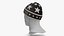 Mens DG King Star Intarsia Beanie Hat on Mannequin