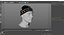Mens DG King Star Intarsia Beanie Hat on Mannequin