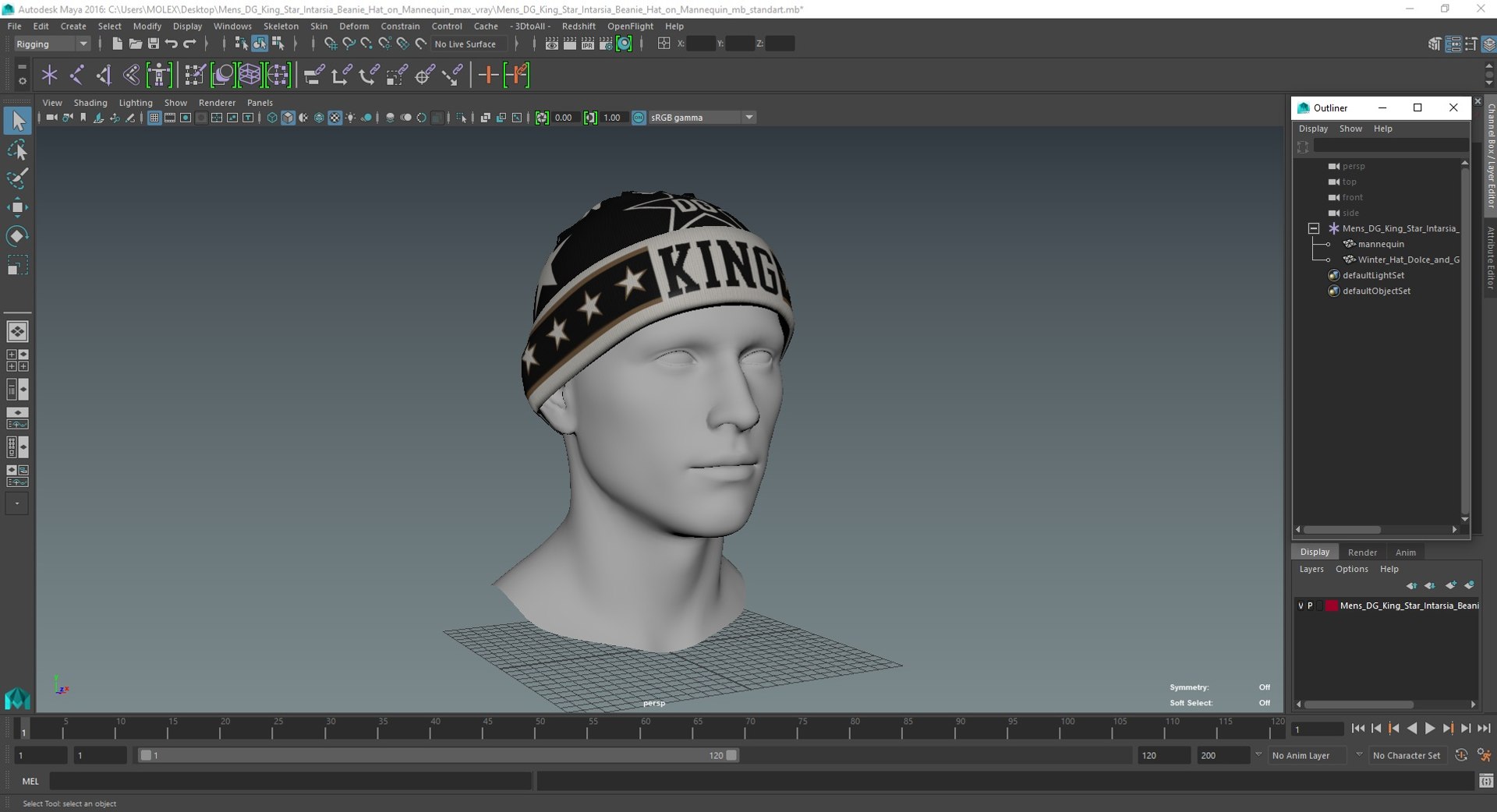 Mens DG King Star Intarsia Beanie Hat on Mannequin 3D model https://p.turbosquid.com/ts-thumb/c2/RX7o5d/qe/mensdgkingstarintarsiabeaniehatonmannequin3dmodel049/jpg/1693952523/1920x1080/fit_q87/bfa2523115f7b5910f944f32d860fe4b2d88b268/mensdgkingstarintarsiabeaniehatonmannequin3dmodel049.jpg