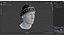 Mens DG King Star Intarsia Beanie Hat on Mannequin