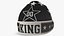Mens DG King Star Intarsia Beanie Hat on Mannequin