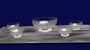 3D cristal set