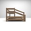 bunk bed 3D model