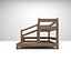 bunk bed 3D model