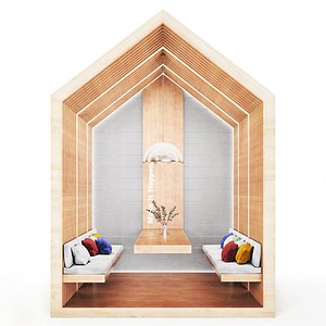 kiosk booth treehouse cabin