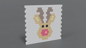 wall rudolph 3D model