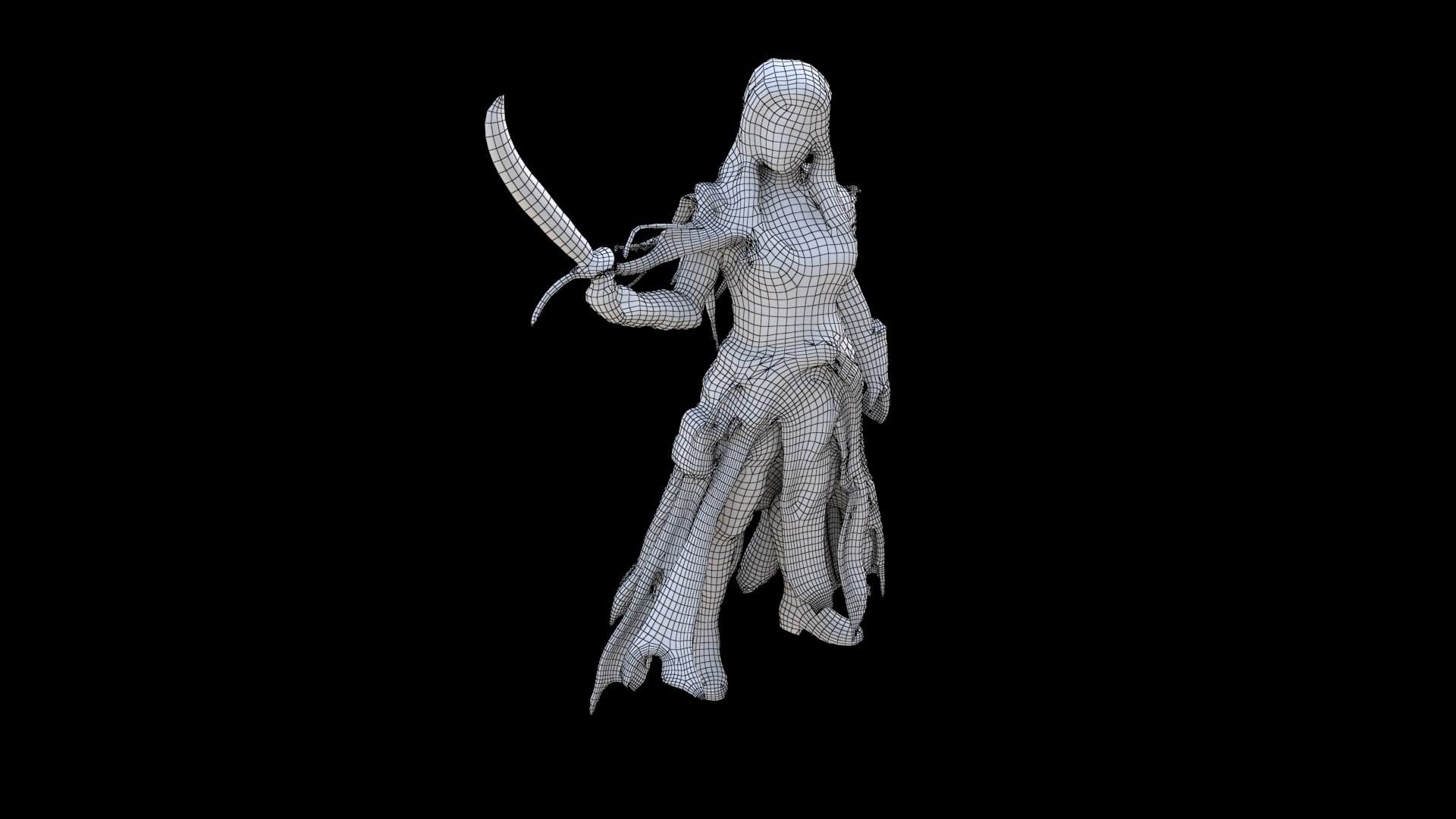 3D Model Pirate Widow Curse - TurboSquid 2336791