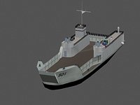 LCTU-501 Tank Landing Craft / Utility - Type - A , by Xacta  3D models