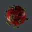 3D coronavirus virus