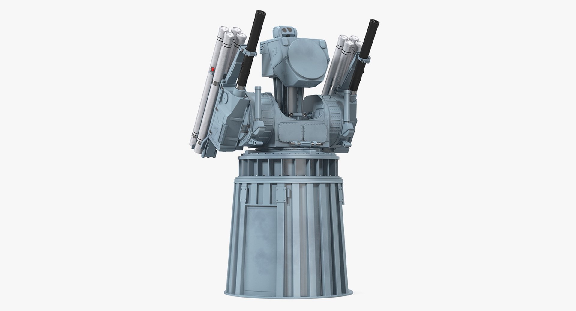 Pantsir-ME Naval Air Defence Rigged 3D Model 3D model preview